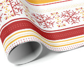 Weihnachtsstrickjackeentwurfs-Lech-Packpapier Geschenkpapier (Rolleneckpunkt)