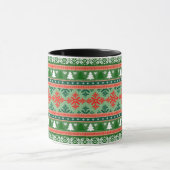 Weihnachtsstrickmuster Tasse (Zentrum)