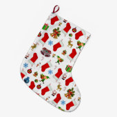 Weihnachtsstrumpf, Elf Großer Weihnachtsstrumpf (Vorderansicht (hängend))