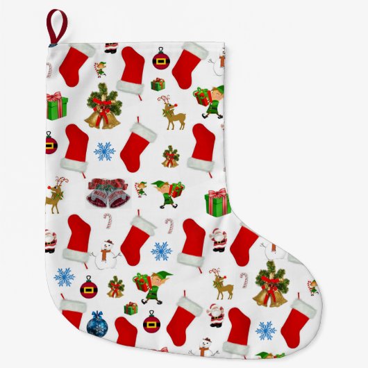 Weihnachtsstrumpf, Elf Großer Weihnachtsstrumpf (Vorderseite)