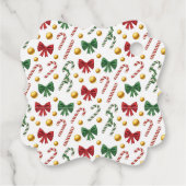 Weihnachtsstrumpf geschenkanhänger (Rückseite)