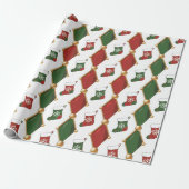 Weihnachtsstrumpf  geschenkpapier (Ungerollt)