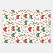 Weihnachtsstrumpf geschenkpapier set (Vorderseite 2)
