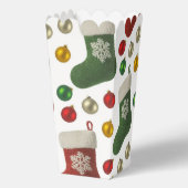 Weihnachtsstrumpf Geschenkschachtel (Rückseite)