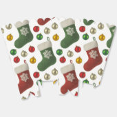 Weihnachtsstrumpf Geschenkschachtel (Ungeklappt)