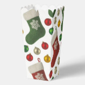 Weihnachtsstrumpf Geschenkschachtel (Vorderseite)
