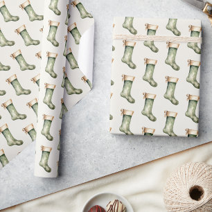 Weihnachtsstrumpf-Geschenkverpackung Geschenkpapier