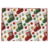 Weihnachtsstrumpf Große Geschenktüte (Rückseite)
