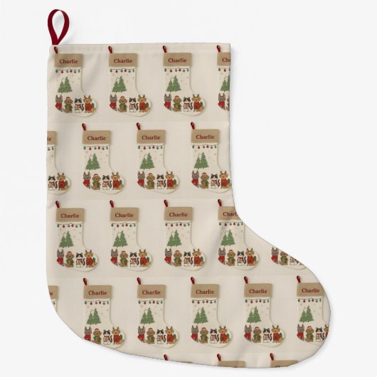 Weihnachtsstrumpf Großer Weihnachtsstrumpf (Vorderseite)