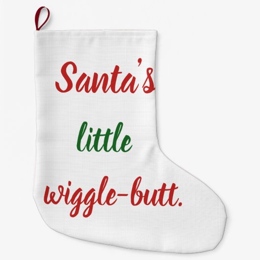 Weihnachtsstrumpf Großer Weihnachtsstrumpf (Vorderseite)