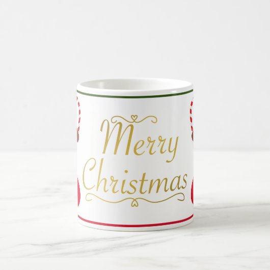 Weihnachtsstrumpf Kaffeetasse (Mittel)
