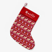 Weihnachtsstrumpf Kleiner Weihnachtsstrumpf (Vorderansicht (hängend))