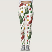 Weihnachtsstrumpf Leggings (Vorderseite)