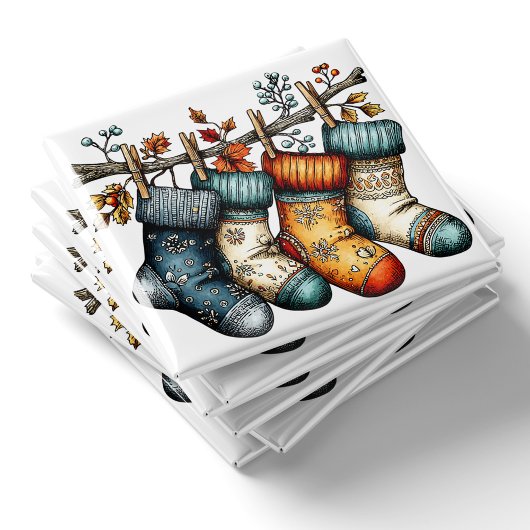 Weihnachtsstrumpf Magnet | Weihnachtsmagnet