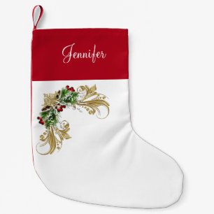 WeihnachtsStrumpf mit Monogramm Kleiner Weihnachtsstrumpf