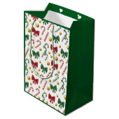 Weihnachtsstrumpf mittlere geschenktüte (Rückseite Schrägansicht)