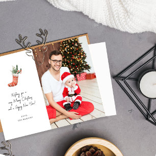 Weihnachtsstrumpf Notiz Foto Weihnachten Budget