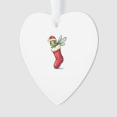 Weihnachtsstrumpf-Schwanze Libelle Ornament (Vorderseite)