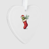 Weihnachtsstrumpf-Schwanze Libelle Ornament (Vorderseite)
