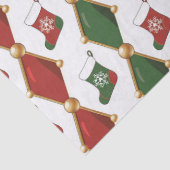 Weihnachtsstrumpf  seidenpapier (Detail)