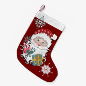 Weihnachtsstrumpf Weihnachtsmann Kleiner Weihnachtsstrumpf (Vorderansicht (hängend))