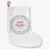 WeihnachtsStrumpf - Zeitraum-Dramen Janes Austen Kleiner Weihnachtsstrumpf (Vorderseite)