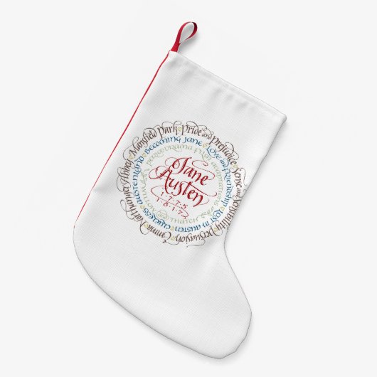 WeihnachtsStrumpf - Zeitraum-Dramen Janes Austen Kleiner Weihnachtsstrumpf (Vorderansicht (hängend))