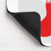 WeihnachtsStrumpf-Zuckerstange-Friedensschicksal Mousepad (Ecke)