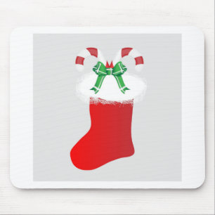 WeihnachtsStrumpf-Zuckerstange-Friedensschicksal Mousepad