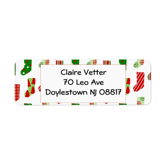 WeihnachtsStrümpfe (Vorne)