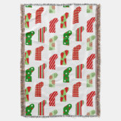 WeihnachtsStrümpfe Decke (Vorderseite Vertikal)