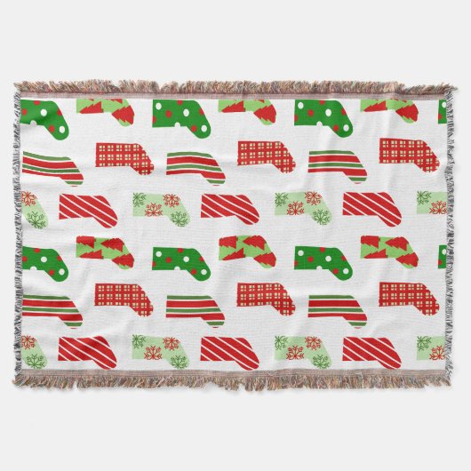 WeihnachtsStrümpfe Decke (Vorderseite)
