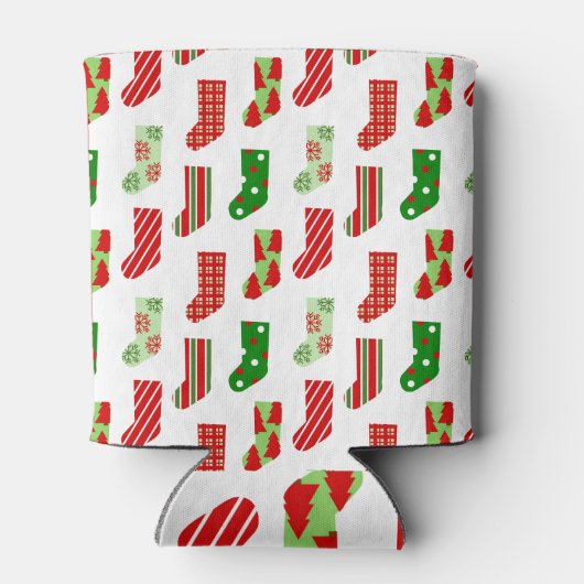 WeihnachtsStrümpfe Dosenkühler (Rückseite)