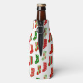 WeihnachtsStrümpfe Flaschenkühler (Flasche Rückseite)
