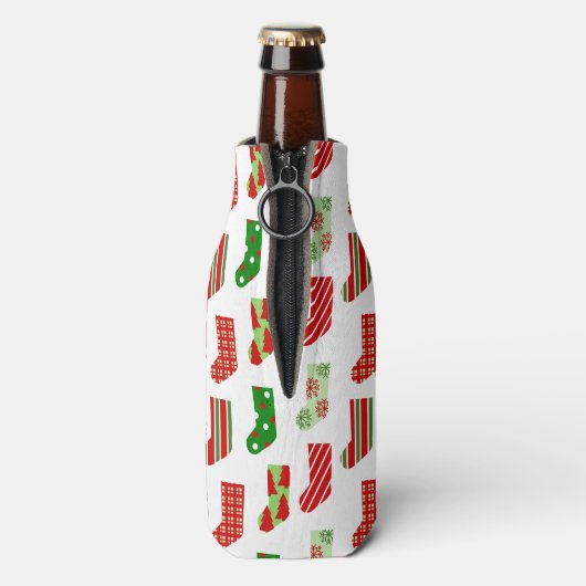 WeihnachtsStrümpfe Flaschenkühler (Flasche Rückseite)