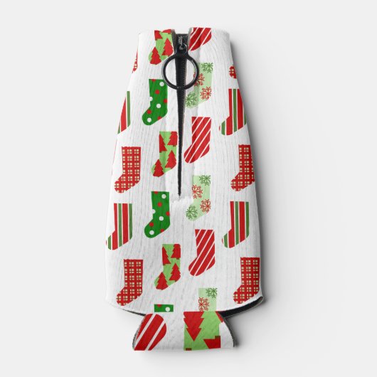 WeihnachtsStrümpfe Flaschenkühler (Rückseite)