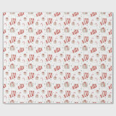 Weihnachtsstrümpfe & Geschenke Geschenkpapier (Flach)