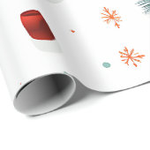 WeihnachtsStrümpfe Geschenkpapier (Rolleneckpunkt)