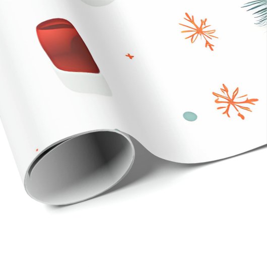 WeihnachtsStrümpfe Geschenkpapier (Rolleneckpunkt)