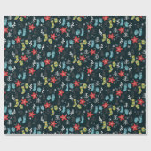 Weihnachtsstrümpfe Geschenkpapier (Flach)