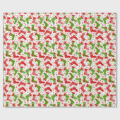 WeihnachtsStrümpfe Geschenkpapier (Flach)