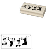 WeihnachtsStrümpfe Gummistempel (Stempel)