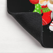 Weihnachtsstrümpfe im Hamster Funny Weihnachtsgesc Mousepad (Ecke)