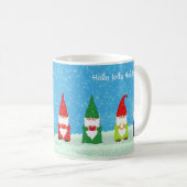 Weihnachtsstrümpfe in farbenfrohen Kleider & Schne Kaffeetasse (VorderseiteRechts)