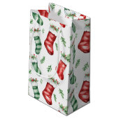 WeihnachtsStrümpfe Kleine Geschenktüte (Rückseite Schrägansicht)