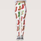 WeihnachtsStrümpfe Leggings (Vorderseite)