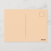 Weihnachtsstrümpfe Postkarte (Rückseite)