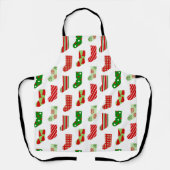 WeihnachtsStrümpfe Schürze (Vorderseite)