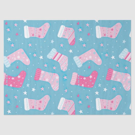 WeihnachtsStrümpfe Seidenpapier (Vorderseite)