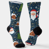 Weihnachtsstrümpfe Socken (Gewinkelt)